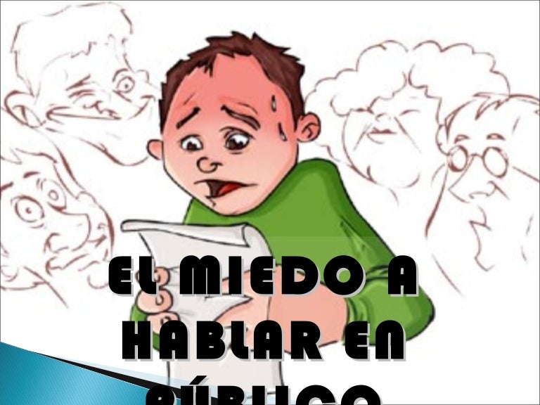 Miedo a hablar en publico definicion